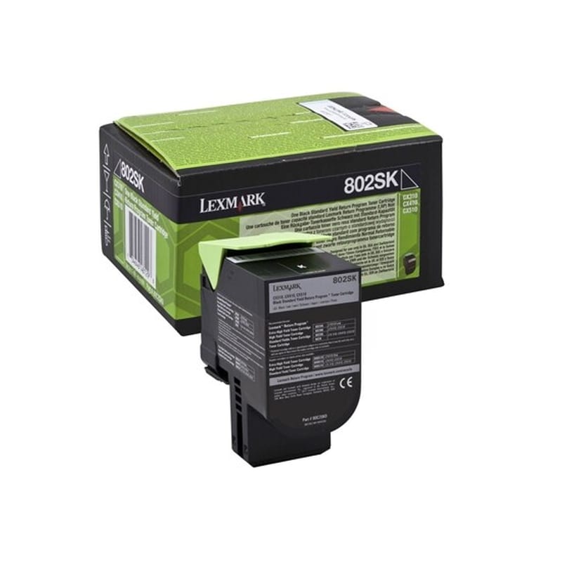 Μελάνι Μαύρο Lexmark CX310 80C2SK0