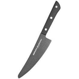 Μαχαίρι Chef Samura Shadow από Ανοξείδωτο Ατσάλι 16.6 cm - Μαύρο