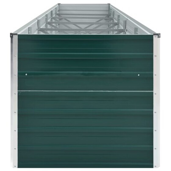 Vidaxl Ζαρντινιέρα Υπερυψωμένη Πράσινη 480x80x77 Εκ. Γαλβαν. Χάλυβας image 5