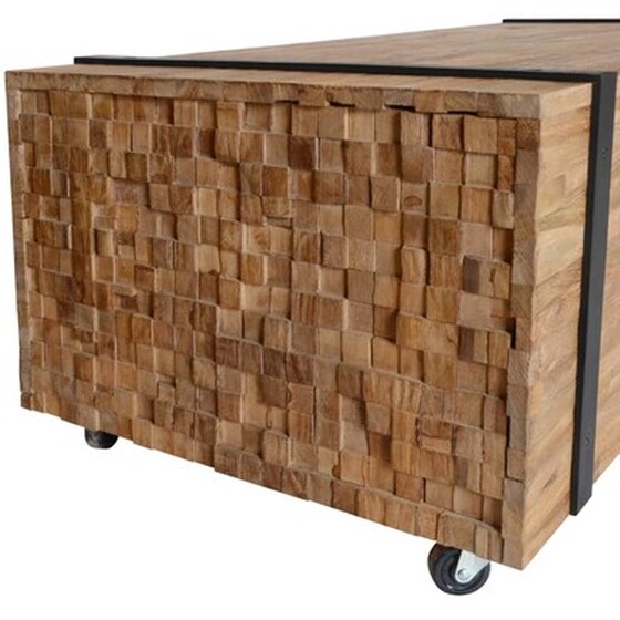 Vidaxl Τραπεζάκι Βοηθητικό 60 X 60 X 38 Εκ. Από Ξύλο Teak image 4