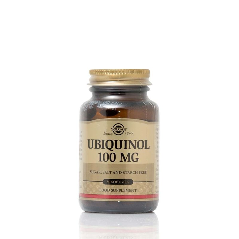 Ειδικό Συμπλήρωμα Διατροφής Solgar Ubiquinol (Reduced CoQ-10) 100mg – 50 κάψουλες