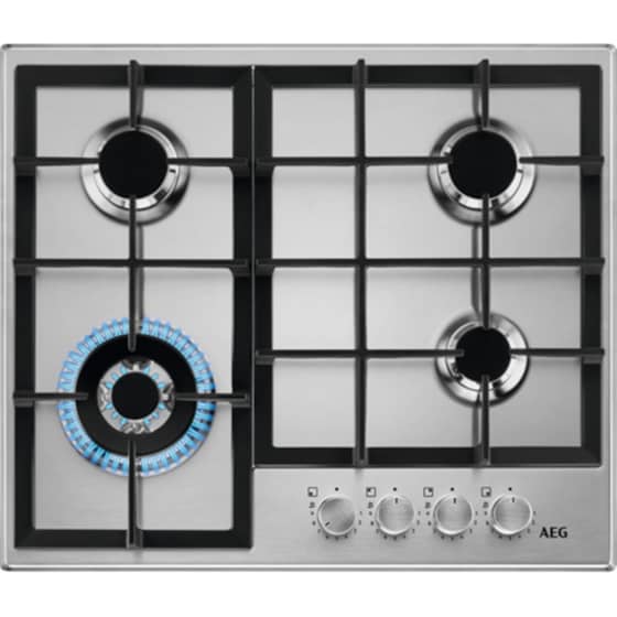 Εστία Αερίου Αυτόνομη AEG HGB64420SM 59.4 cm Inox image 0