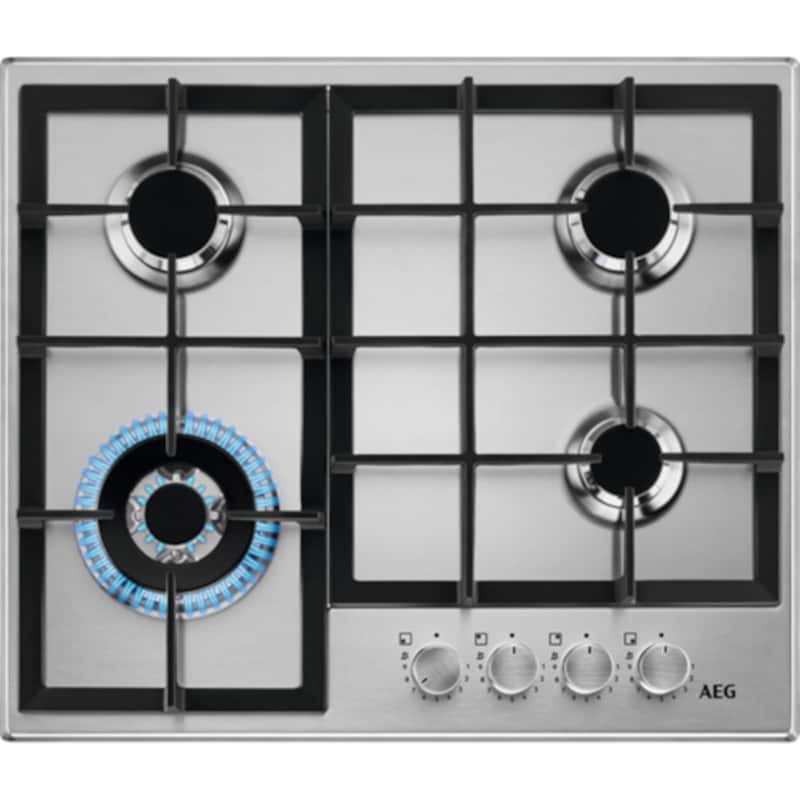 Εστία Αερίου Αυτόνομη AEG HGB64420SM 59.4 cm Inox