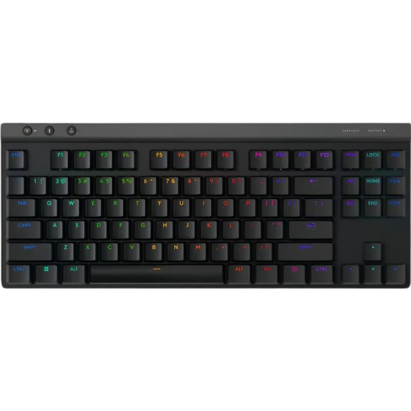 LOGITECH G Logitech G515 Μηχανικό Gaming Ασύρματο Πλητρολόγιο RBG Μαύρο (US)