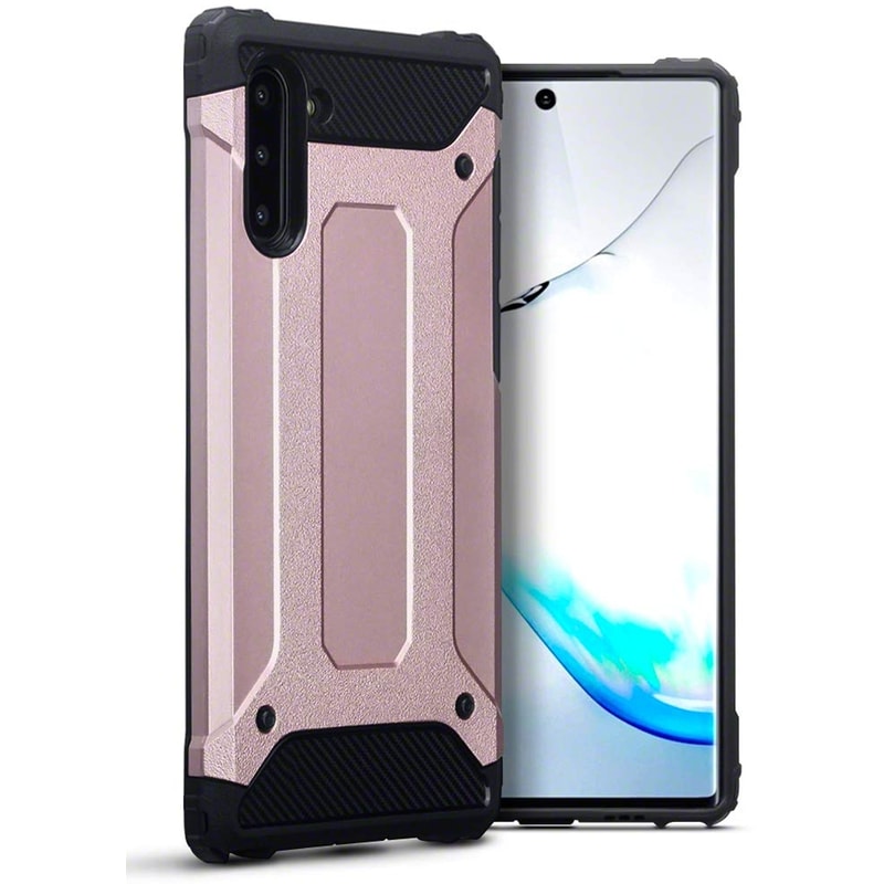 TERRAPIN Θήκη Samsung Galaxy Note 10 - Terrapin Double Layer Impact - Rose Gold