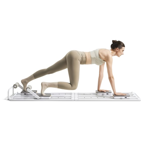 KINGSMITH CRAWLER Pilates Reformer Πολυόργανο Γυμναστικής Λευκό image 8