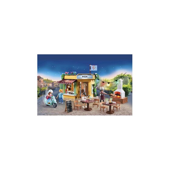 Λαμπάδα Playmobil City Life Πιτσαρία (70336) image 4