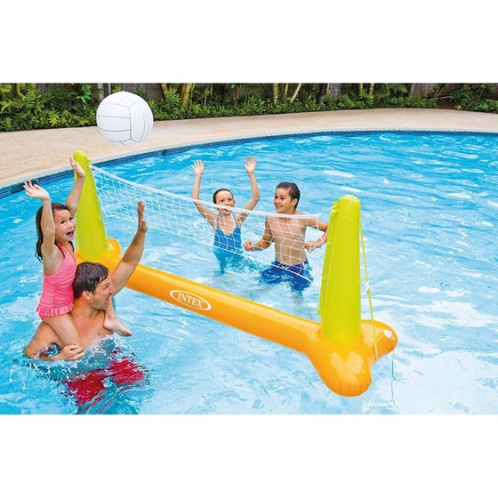 Φουσκωτό Παιχνίδι Θαλάσσης Intex Volley 239 cm - Πορτοκαλί/Πράσινο image 1