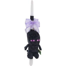 Λαμπάδα Minecraft Enderman Μπρελόκ Λούτρινο - 13 cm