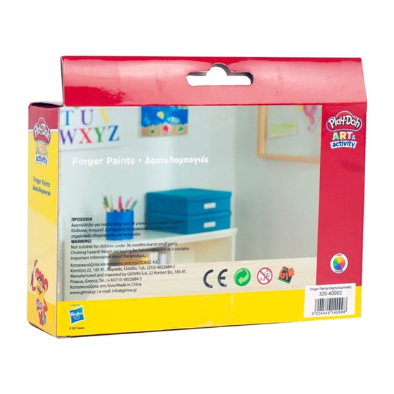 Δαχτυλομπογιές Play-Doh 40 ml (6 Τεμάχια) image 1