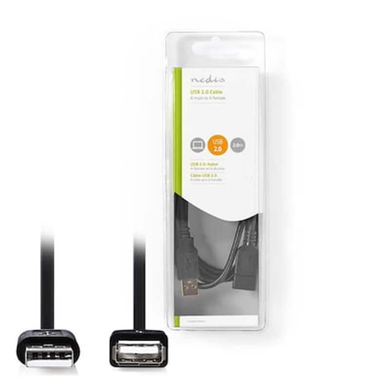 Καλώδιο Nedis USB-A Male σε USB-A Female - 2m
