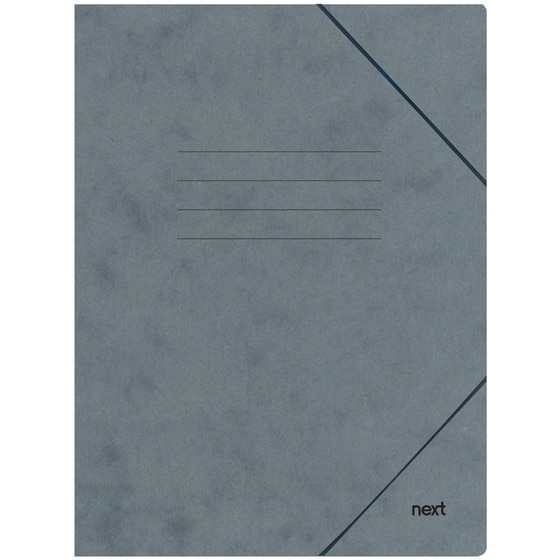 Φάκελος Νext  Με Λάστιχο Πρεσπάν Γκρι 35x25εκ. image 0
