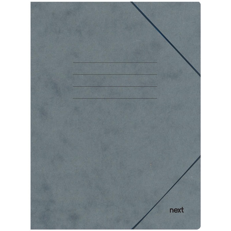 NEXT Φάκελος Νext Με Λάστιχο Πρεσπάν Γκρι 35x25εκ.
