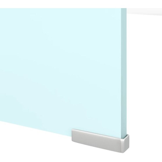 Έπιπλο Τηλεόρασης VidaXL Γυάλινο 120x30x13cm - Λευκό image 4