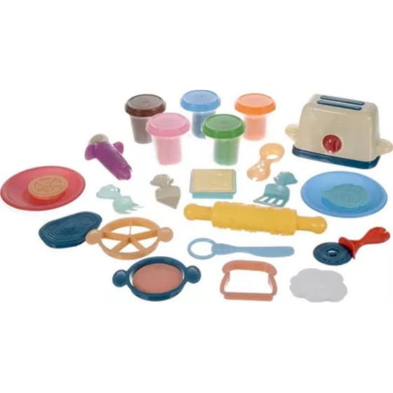 Σετ Πλαστοζυμαράκια Aria Trade με 5 Βαζάκια και Εργαλεία image 3