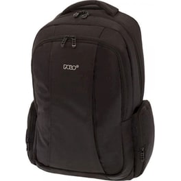 Τσάντα Πλάτης Polo Charger 25 lt με Θήκη Laptop 17" - Μαύρη