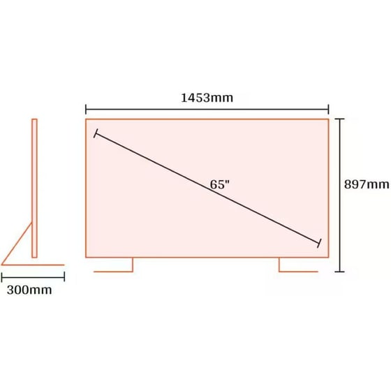 Hisense LED 65" 4K Smart Τηλεόραση 65A6N image 2