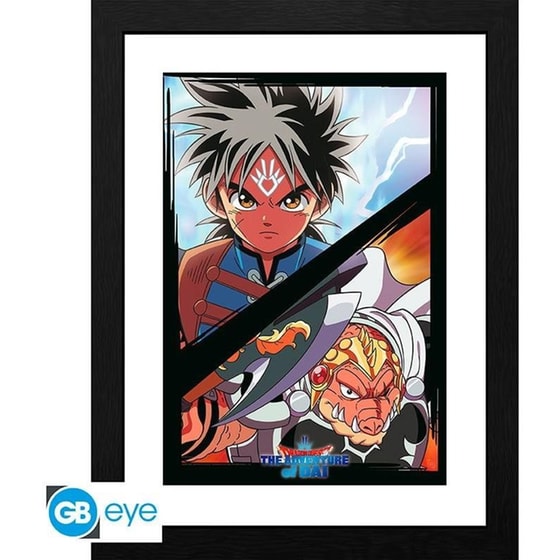 Αφίσα Dragon Quest Dai - Dai Vs Crocodine Κάθετη σε Κάδρο 31x41 cm image 0