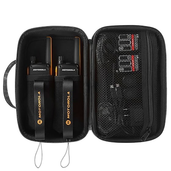 WALKIE TALKIE MOT.T82EX 8CH.10KM.BK KIT2 image 1