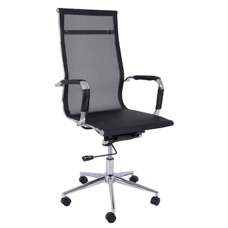 Καρέκλα Διευθυντική Woodwell BF3200 Υφασμάτινη - Μαύρη WOODWELL