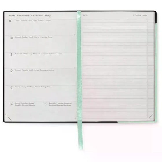Ημερολόγιο Εβδομαδιαίο Legami 2026 12Μ Medium με Σημειωματάριο Pastel Mint image 3