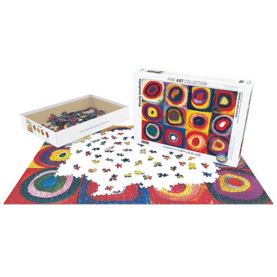 Παζλ Eurographics Wassily Kandinsky: Colour Study of Squares (1000 Κομμάτια) image 1