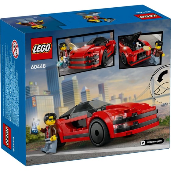 LEGO® City Red Sports Car (60448) image 5