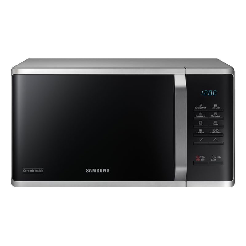 SAMSUNG MG23K3523AS/E2 με Grill 23 Lt Inox Φούρνος Μικροκυμάτων SAMSUNG