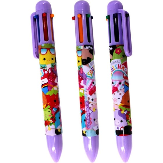 Στυλό Διαρκείας Gim 6 Χρωμάτων Squishmallows (1 Τεμάχιο) image 0