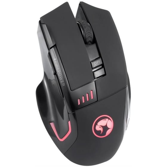 Gaming Ασύρματο Ποντίκι Marvo M720w 4800 DPI - Γκρι image 1