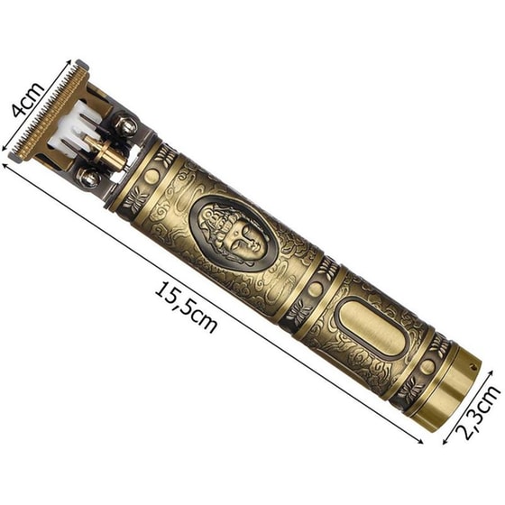 ARIA TRADE Trimmer Επαναφορτιζόμενο Χρυσό image 3