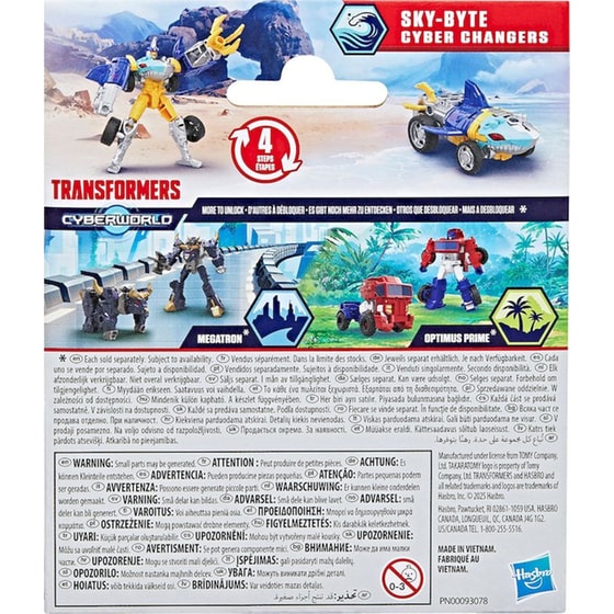 Hasbro Φιγούρα Transformers Cyberworld Cyber Changers Quick Change 1 Τμχ - Τυχαία Επιλογή Σχεδίου (G07465) image 3