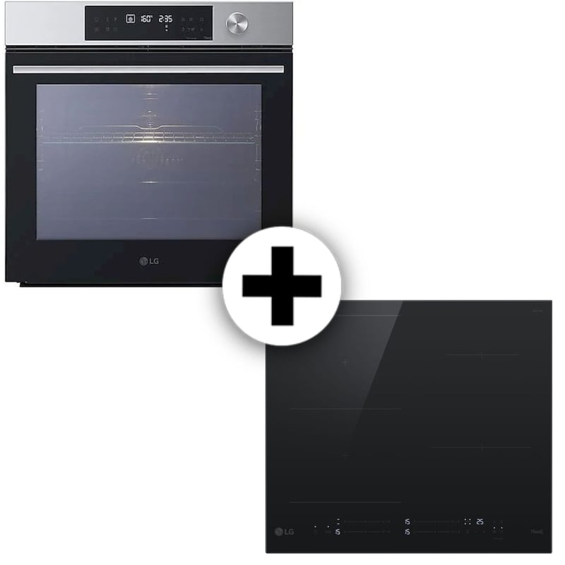 LG LG WSED7612S CBIZ2435B InstaView™ 76 Lt Inox Eντοιχιζόμενο Σετ Φούρνος και Εστία