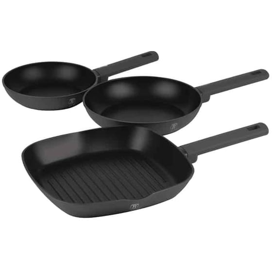 Σετ Τηγάνια BERLINGER HAUS BH-8139 3 τμχ Μαύρο image 0