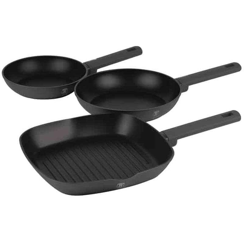 BERLINGER HAUS Σετ Τηγάνια BERLINGER HAUS BH-8139 3 τμχ Μαύρο