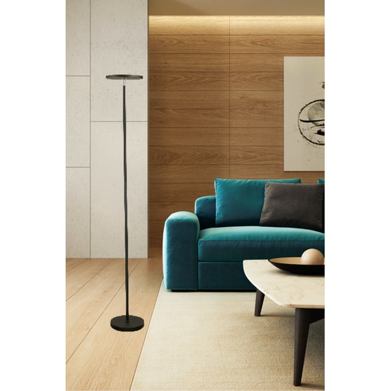 Φωτιστικό Δαπέδου Raytech Power LED CCT με Τηλεχειριστήριο 25x175 cm - Μαύρο image 2