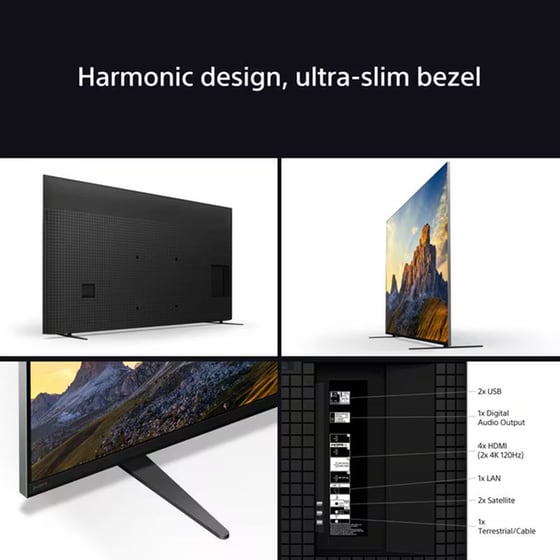Sony BRAVIA 7 QLED (XR l Mini LED) 65" 4K HDR Google Smart Τηλεόραση K65XR70PAEP image 13