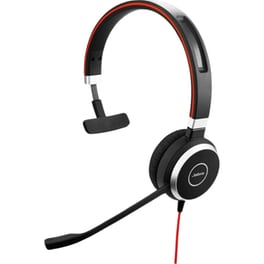 Ακουστικά Headset Jabra Evolve 40 MS με Μικρόφωνο Ακουστικά Κεφαλής Μαύρο