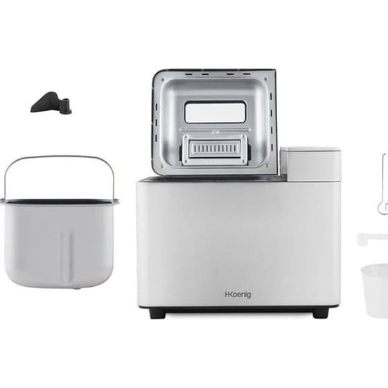 Αρτοπαρασκευαστής H.KOENIG BAKE440 600 W Inox image 3