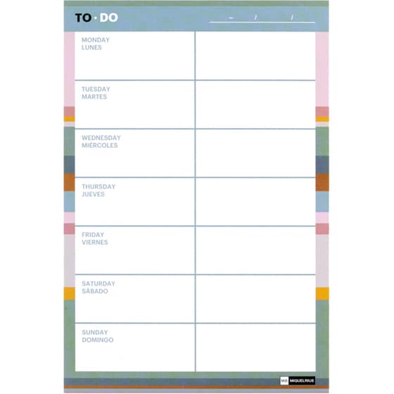 Οργανόγραμμα Miquelrius 2024 Εβδομαδιαίο Planner To Do A5 image 2