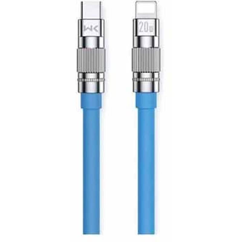 WK DESIGN Wk Wdc-188 Usb 2.0 Cable Usb-c Male - Usb-c Male 100w Μπλε 1m