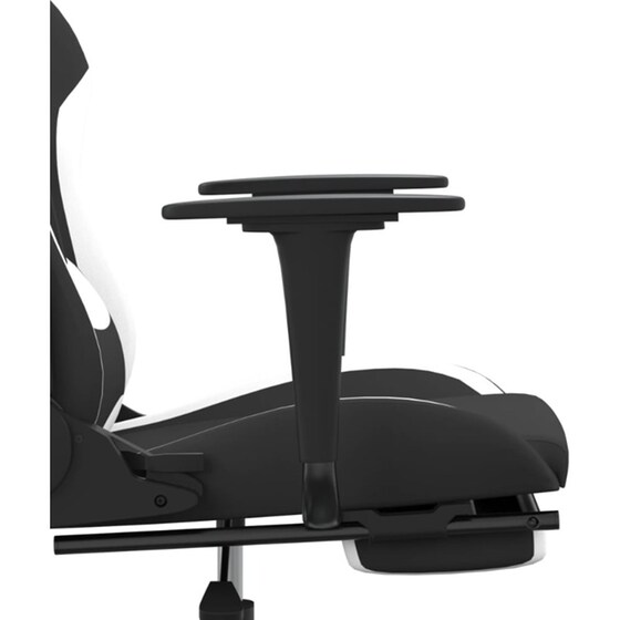Καρέκλα Gaming VIDAXL 3143750 με Υποπόδιο - Μαύρο image 8