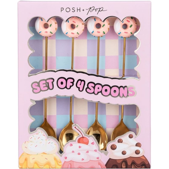 Κουτάλια Posh+Pop Donut (4 Τεμάχια) image 0