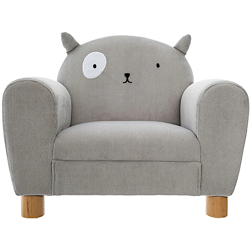 Παιδική Πολυθρόνα Atmosphera Cat Ears 158802b 51x42,5x44 cm - Γκρι