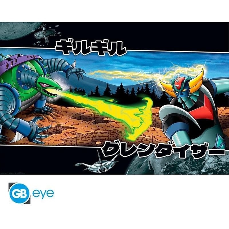 GBEYE Αφίσα Grendizer - Grendizer Vs Giru Giru Κάθετη Οριζόντια 92x61 cm