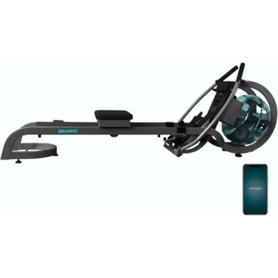Κωπηλατική Νερού Cecotec Drumfit Rower 20000 Neptune CEC-07225 19x42x59cm - Μαύρη image 2