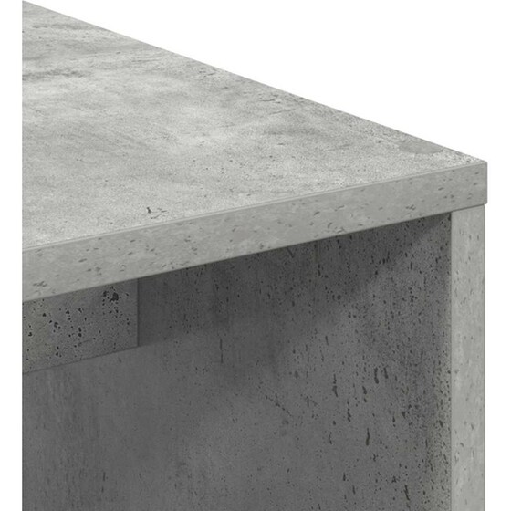 Γραφείο VidaXL 133,5x50x124 cm - Γκρι Σκυροδέματος (2 τεμ.) image 9