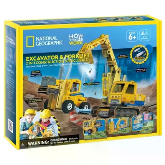 Εκσκαφέας & Ανυψωτικό National Geographic STEM image 0
