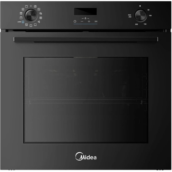 MIDEA MBO7NM30D0-BK 72 Lt Μαύρο Εντοιχιζόμενος Φούρνος Άνω Πάγκου image 0