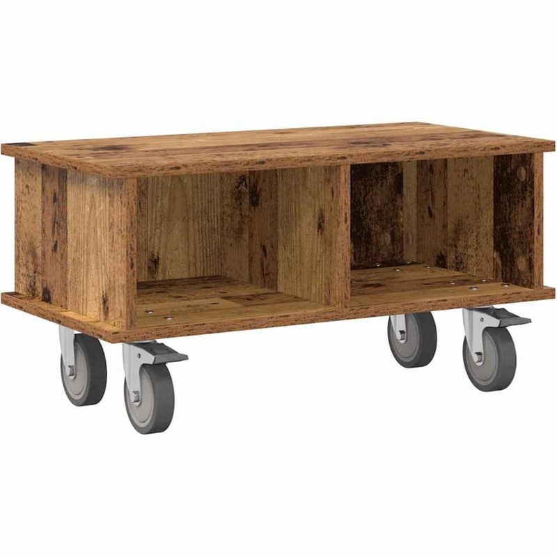 Έπιπλο Τηλεόρασης VidaXL 68 x 35 x 35 cm - Παλαιωμένο Ξύλο